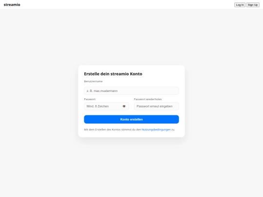 signup screenshot