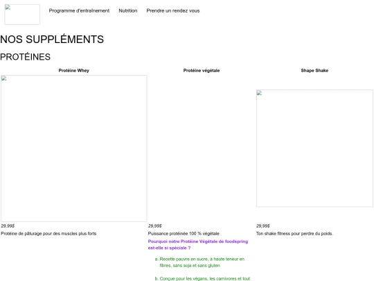 images/produits screenshot