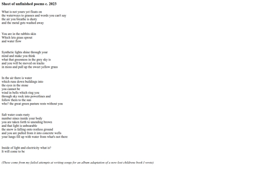 poems/unfinishedpoems screenshot