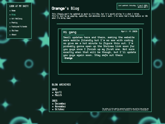 blog screenshot