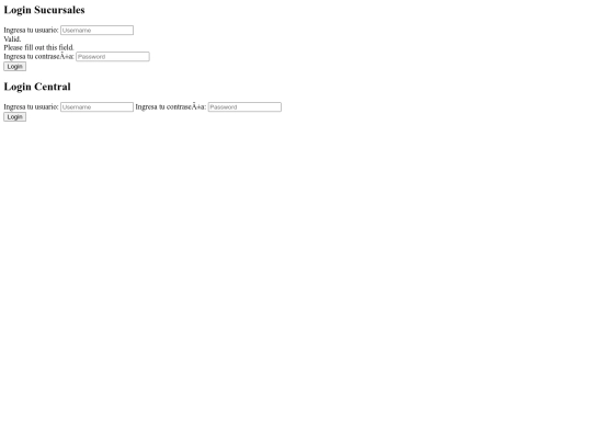modules/login screenshot