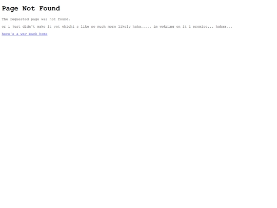 not_found screenshot