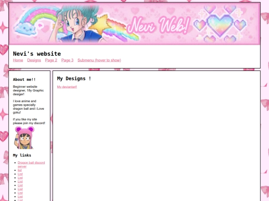 Designs screenshot