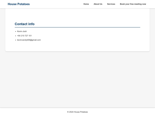 contact screenshot