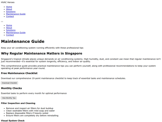 maintenance-guide screenshot