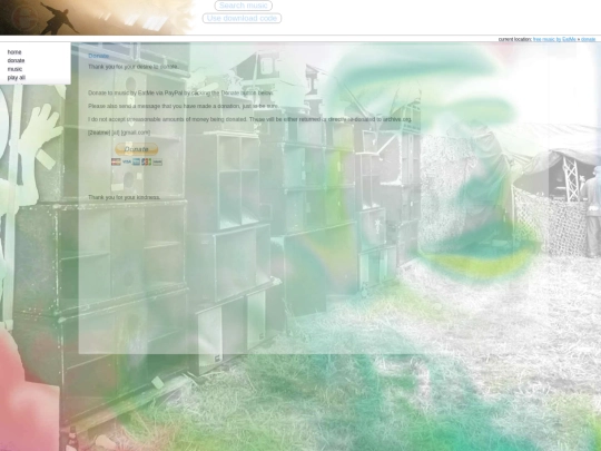 donate screenshot