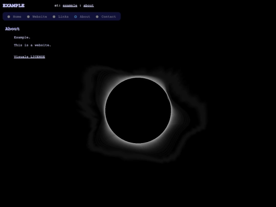 example screenshot