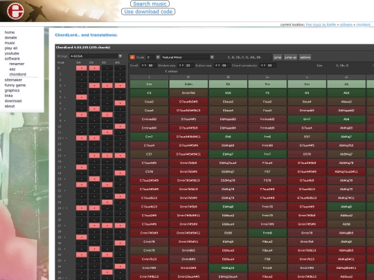 software/chordlord screenshot