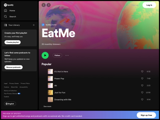 spotify screenshot