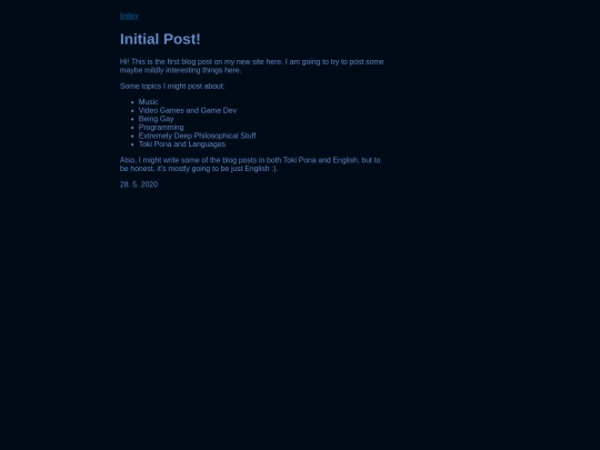 blog/initial screenshot