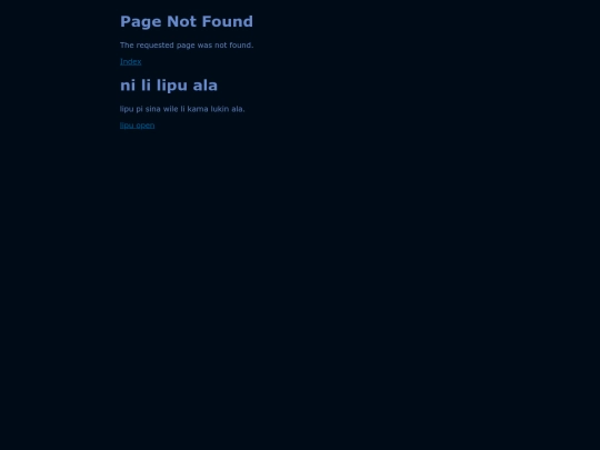 not_found screenshot