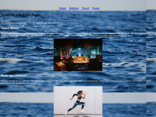 hobbies screenshot