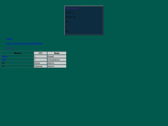 table screenshot