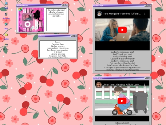 info/songs screenshot