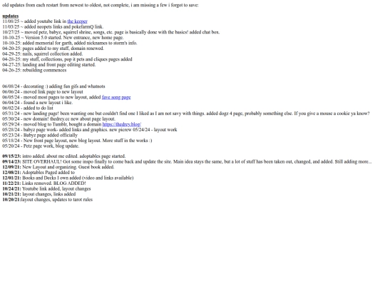 info/updatearchive screenshot