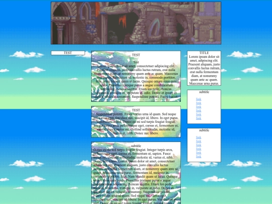 test-CSS/layouttest1 screenshot