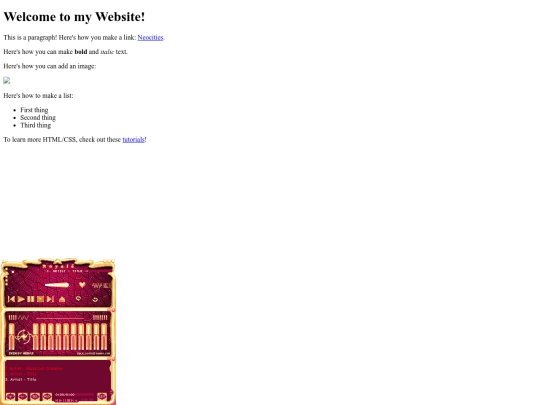 test-CSS/winamp screenshot
