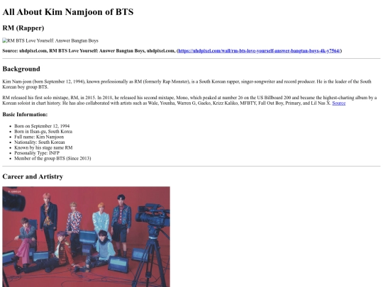 AllAboutKimNamjoon screenshot