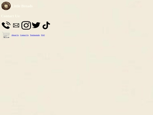 E-Commerce Webpage/Contact screenshot