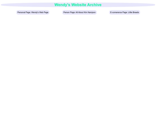 My Websites/websites screenshot