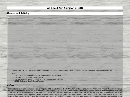 artistry screenshot