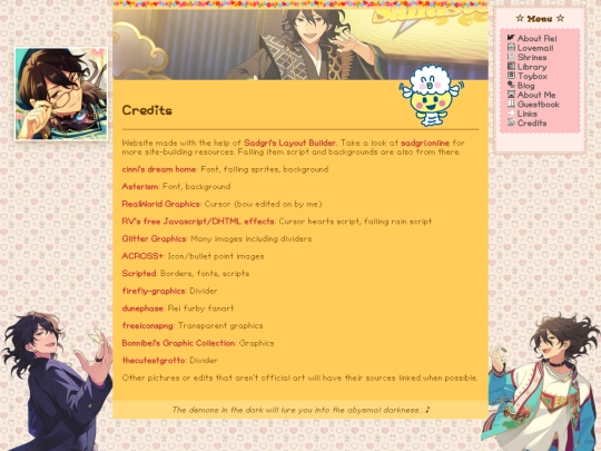 credits screenshot