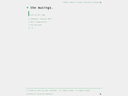 blog/page/1 screenshot