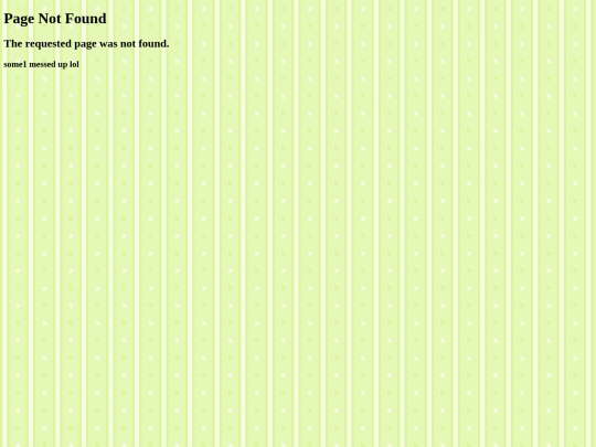 not_found screenshot