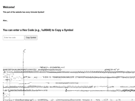 EverySymbol screenshot