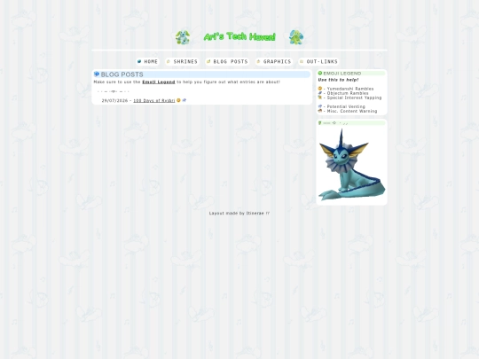 blog screenshot