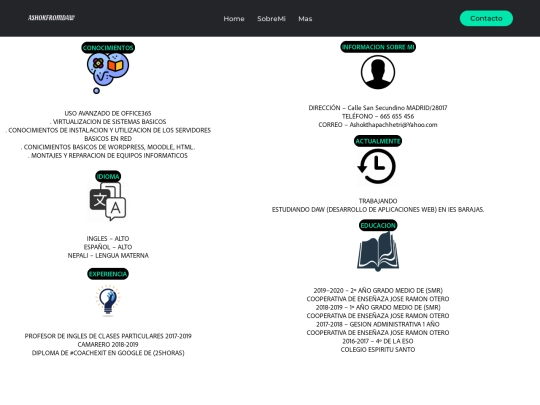SobreMi screenshot
