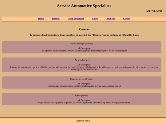 Careers screenshot