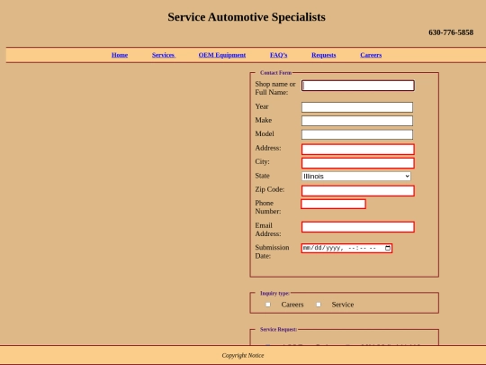 Request screenshot