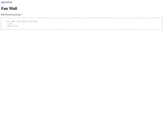 fanmail screenshot