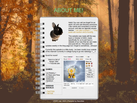 test screenshot