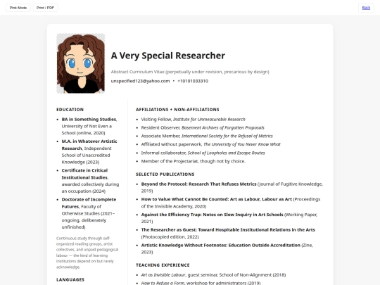 grrrl_zine/dreamjobs/veryspecial screenshot