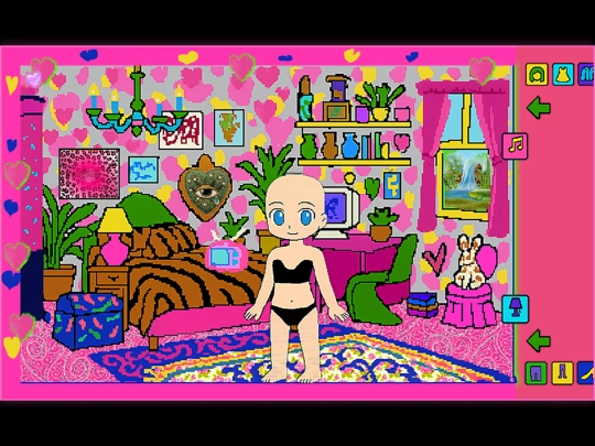 grrrl_zine/dressup screenshot