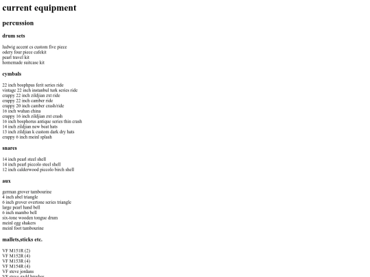 currentequimemt screenshot