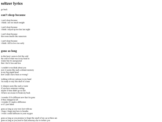 music/seltzerlyrics screenshot