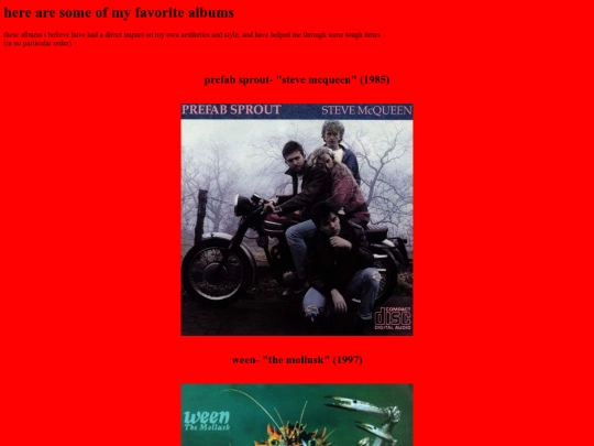 myfavoritealbums screenshot