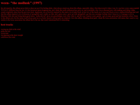 pics/favorite albums/descriptions/themollusk screenshot