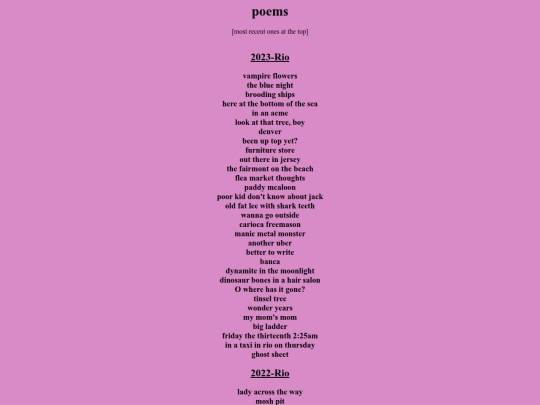 words/poems screenshot