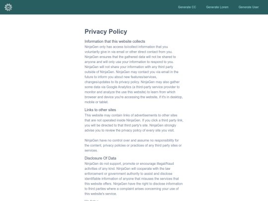 privacy-policy screenshot
