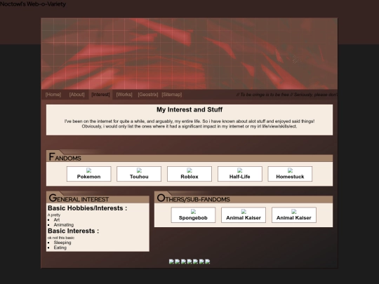 interest screenshot