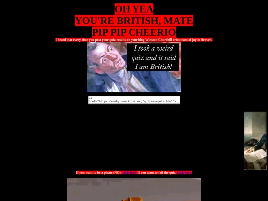 quizzes/blimey screenshot