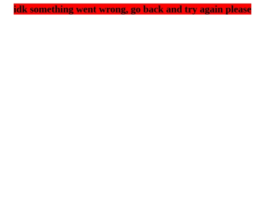 quizzes/error screenshot