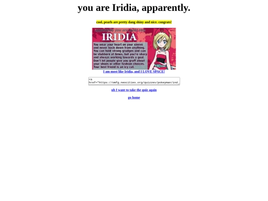 quizzes/pokeyman/iridia screenshot