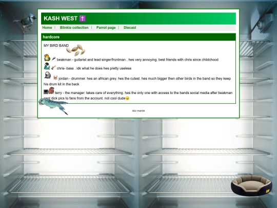 parrotpage2 screenshot