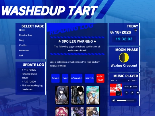 readinglog screenshot