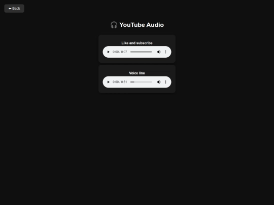 audio screenshot